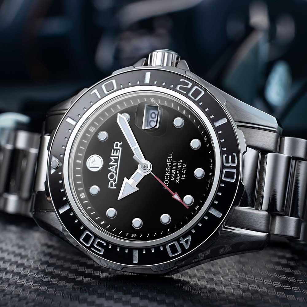 Roamer Rockshell Mark III Scuba koleksiyonu