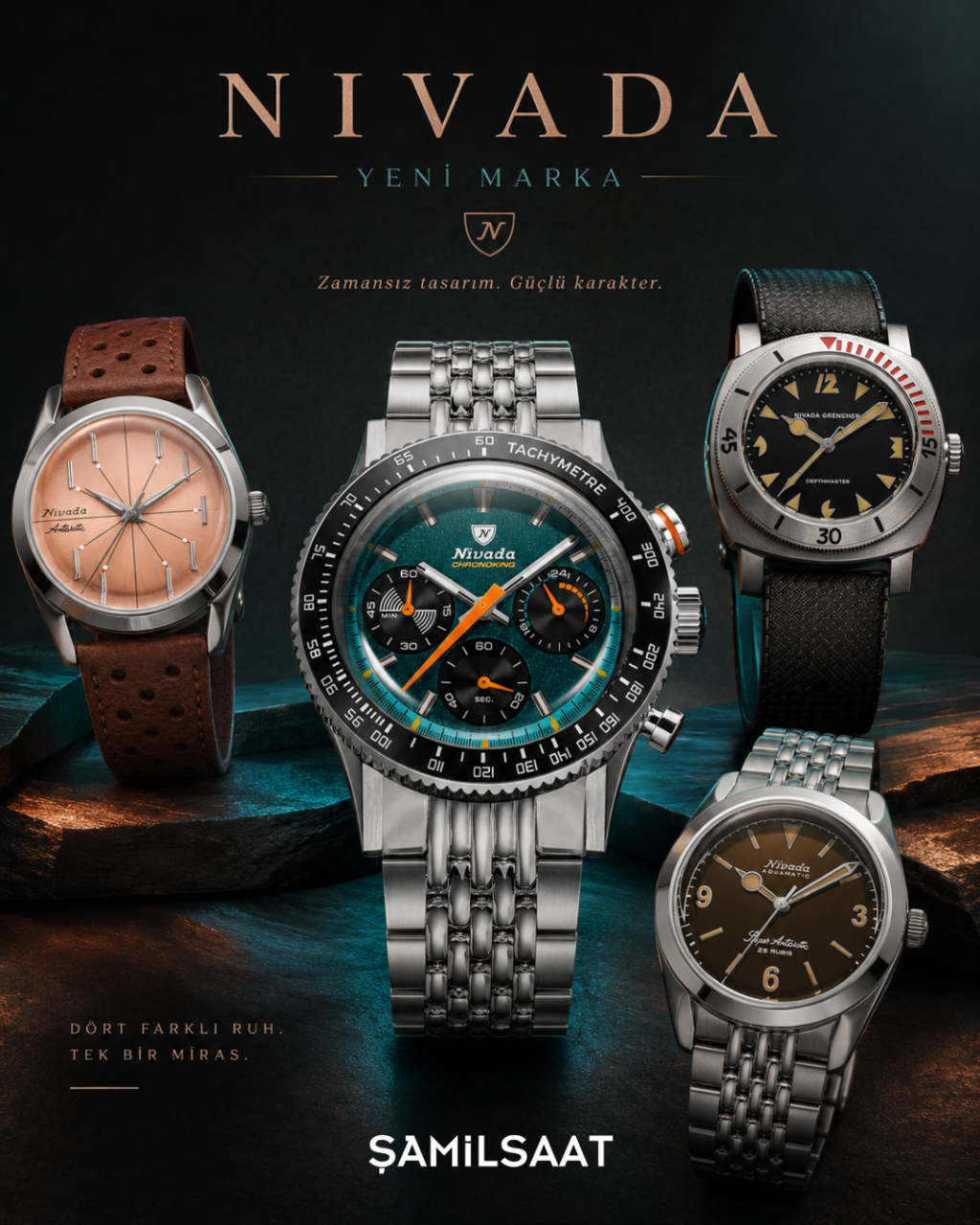 Nivada Grenchen: İsviçre Vintage Saatçiliğinde Antarctic, Chronomaster, Depthmaster ve F77 Mirası