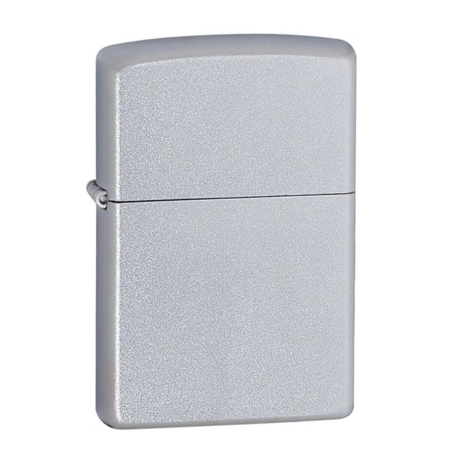 Zippo 205-009786 Reg Satin Chrome Çakmak