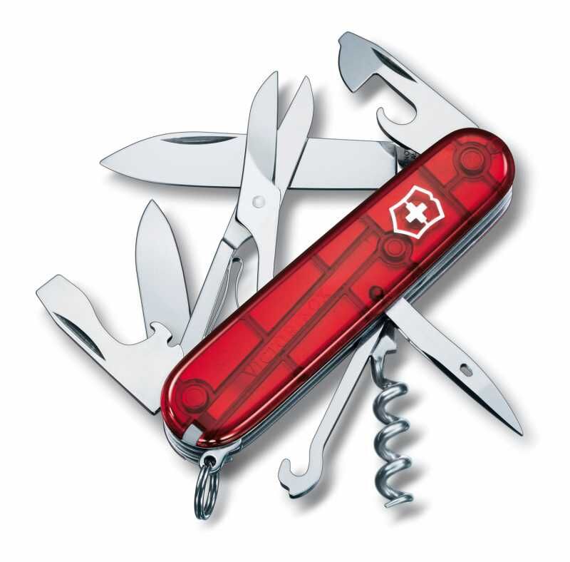 Victorinox Çakı VT 1.3703.T İsviçre Çakısı Climber Kırmızı Şeff