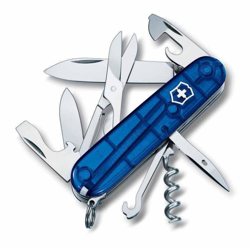 Victorinox Çakı VT 1.3703.T2 İsviçre Çakısı Climber Mavi Şeff