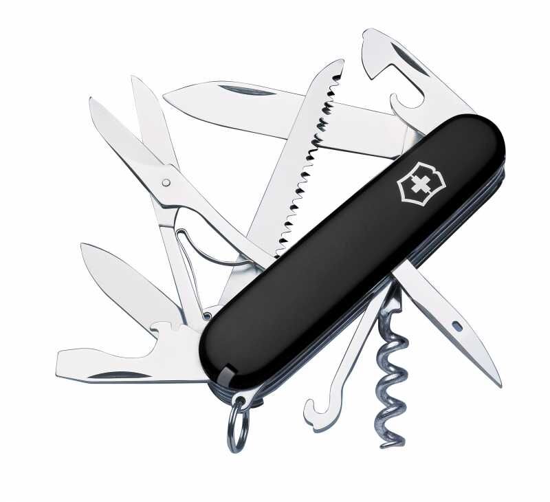 Victorinox Çakı VT 1.3713.3 İsviçre Çakısı Huntsman Siyah