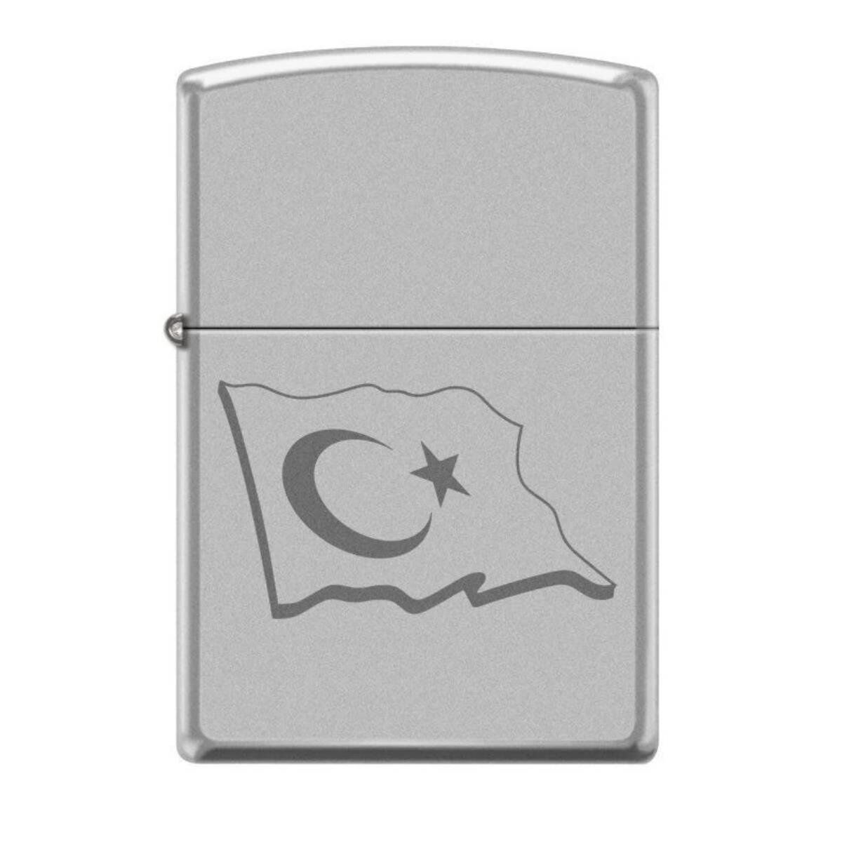 Zippo 205-106277 Turkish Flag-Auto Engrave Çakmak