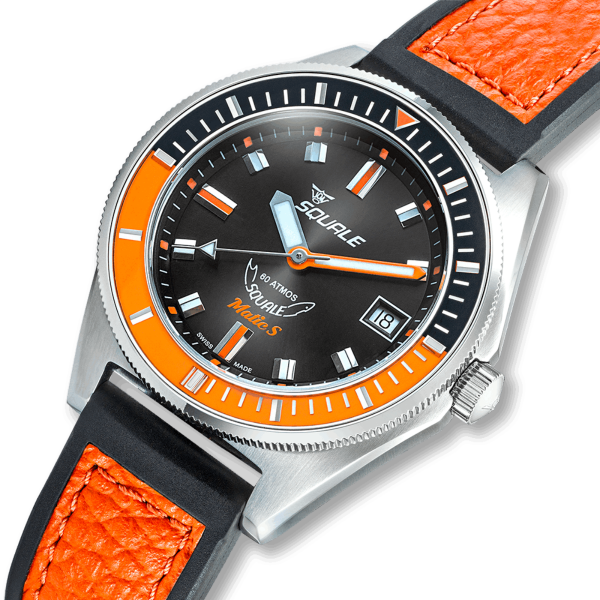 Squale Matic Orange Mosaic MATICBKOBK.RLOR Otomatik Erkek Kol Saati