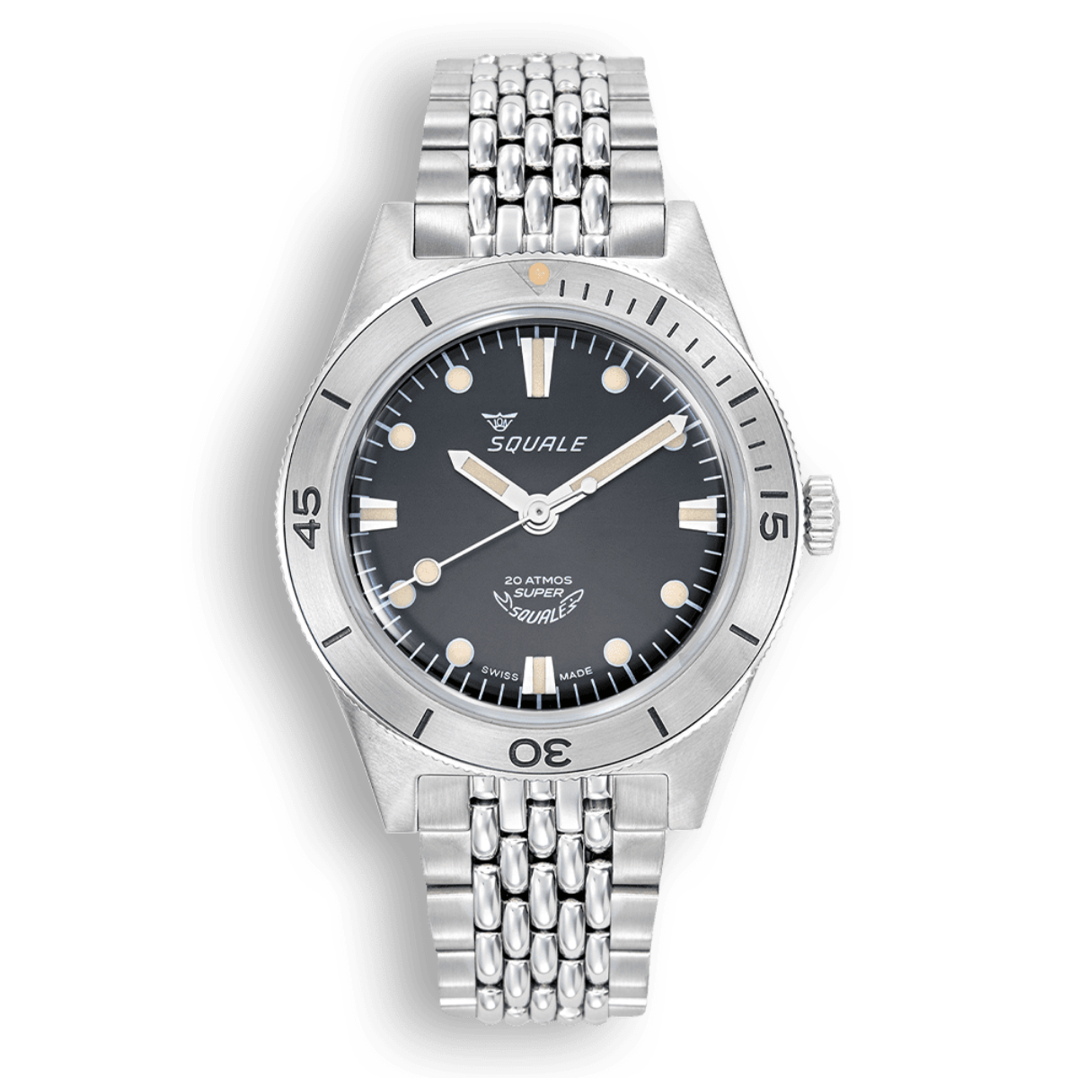 Squale Super-Squale Sunray Black SUPERSSBK.AC Otomatik Erkek Kol Saati