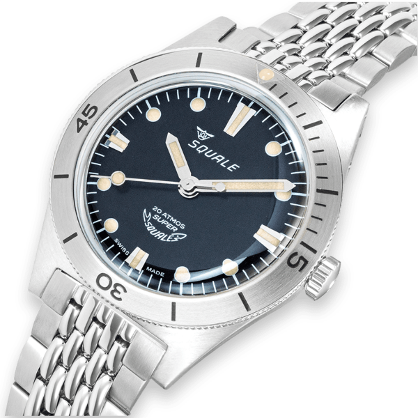 Squale Super-Squale Sunray Black SUPERSSBK.AC Otomatik Erkek Kol Saati
