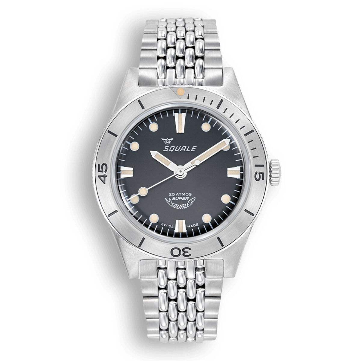 Squale Super-Squale Sunray Black SUPERSSBK.AC Otomatik Erkek Kol Saati