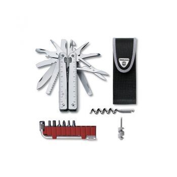 Victorinox Çakı VT 3.0338.N İsviçre Çakısı Swisstool Makaslı Tirbüşn Naylon Kılıflı