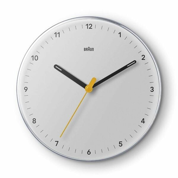 BRAUN BC26W BEYAZ ANALOG DUVAR SAATİ