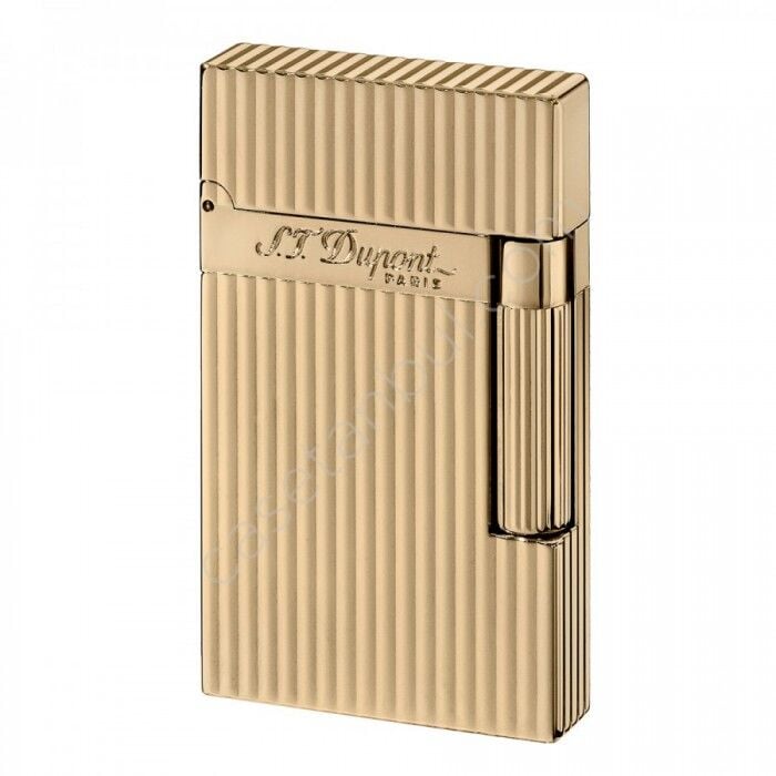S.T. Dupont 016827 Gold Montparnasse Vertical Lines Çakmak