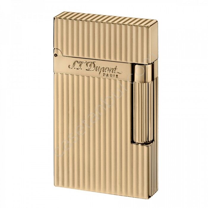 S.T. Dupont 016827 Gold Montparnasse Vertical Lines Çakmak