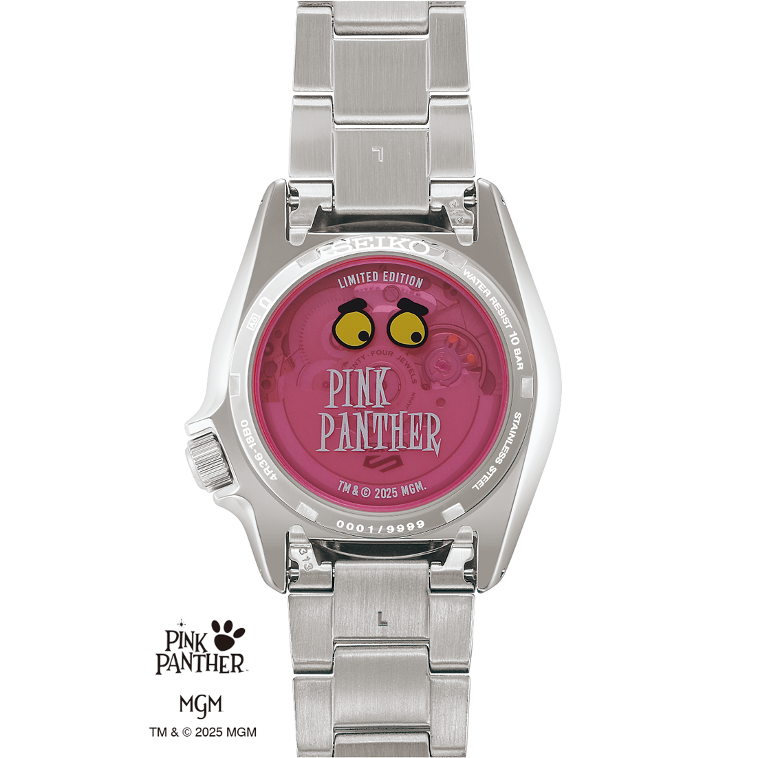 Seiko5 Sports x Pink Panther SRPM07K1 Limited Edition Otomatik Kol Saati