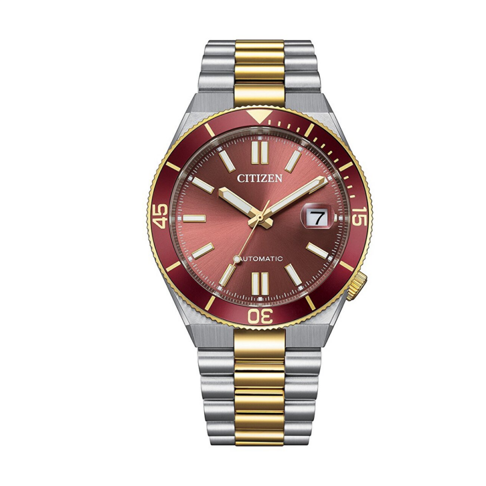 Citizen Tsuyosa Shore Coral Red NJ0234-58X Otomatik Erkek Kol Saati