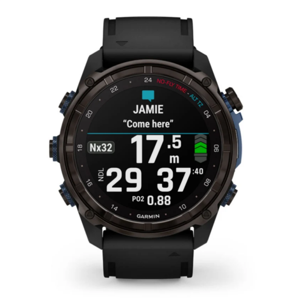 Garmin 010-02752-11 Descent Mk3i, Carbon Gray DLC Ti/Black Akıllı Saat