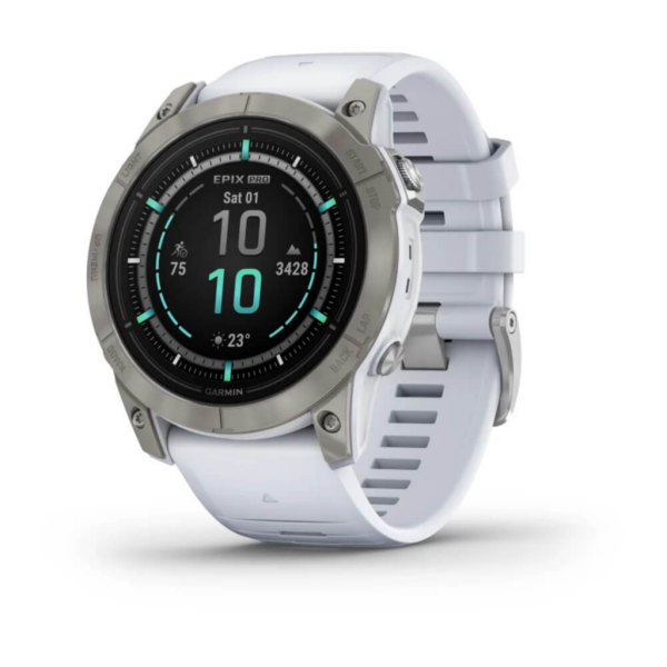 Garmin 010-02804-11 Epix Pro (g2), 51, Saph, Ti, Whitestone, EMEA Akıllı Saat