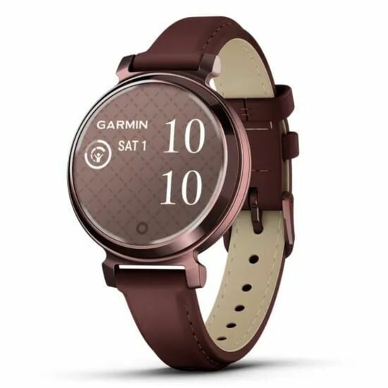 Garmin 010-02839-03 Lily 2 Classic, Darkbronze/Mulberry, Leather Akıllı Saat