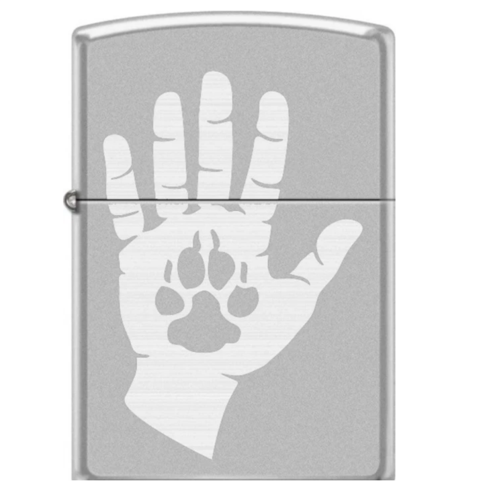 Zippo 205-106470 Hand And Paw Print Design Çakmak