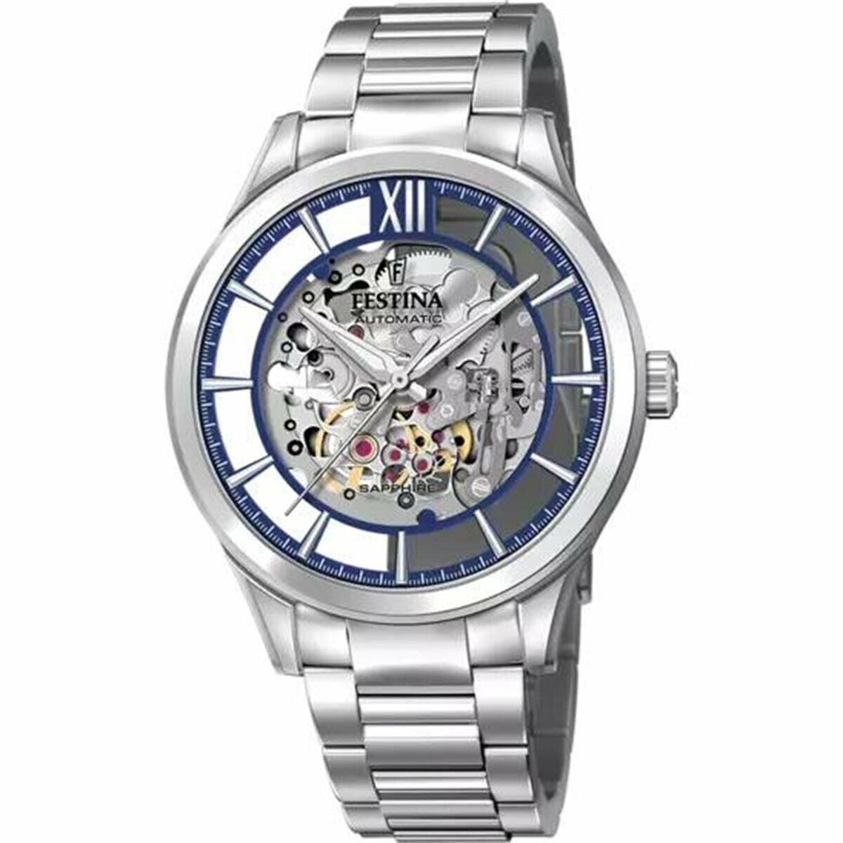 Festina F20630-3 Automatic Skeleton Sapphire Erkek Kol Saati