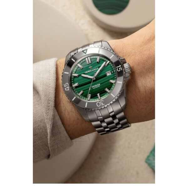 VENEZIANICO AUTOMATIC WATCH (NEREIDE MALACHITE) 4521544S KOL SAATİ
