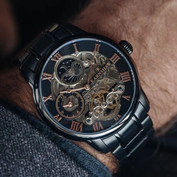 LONGITUDE DUAL TIME ES-8006-55 Otomatik Erkek Kol Saati
