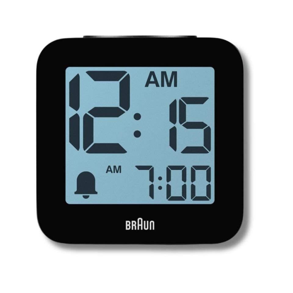 BRAUN BC25BP SİYAH TIME SPEAKING DİJİTAL ALARMLI MASA Saati