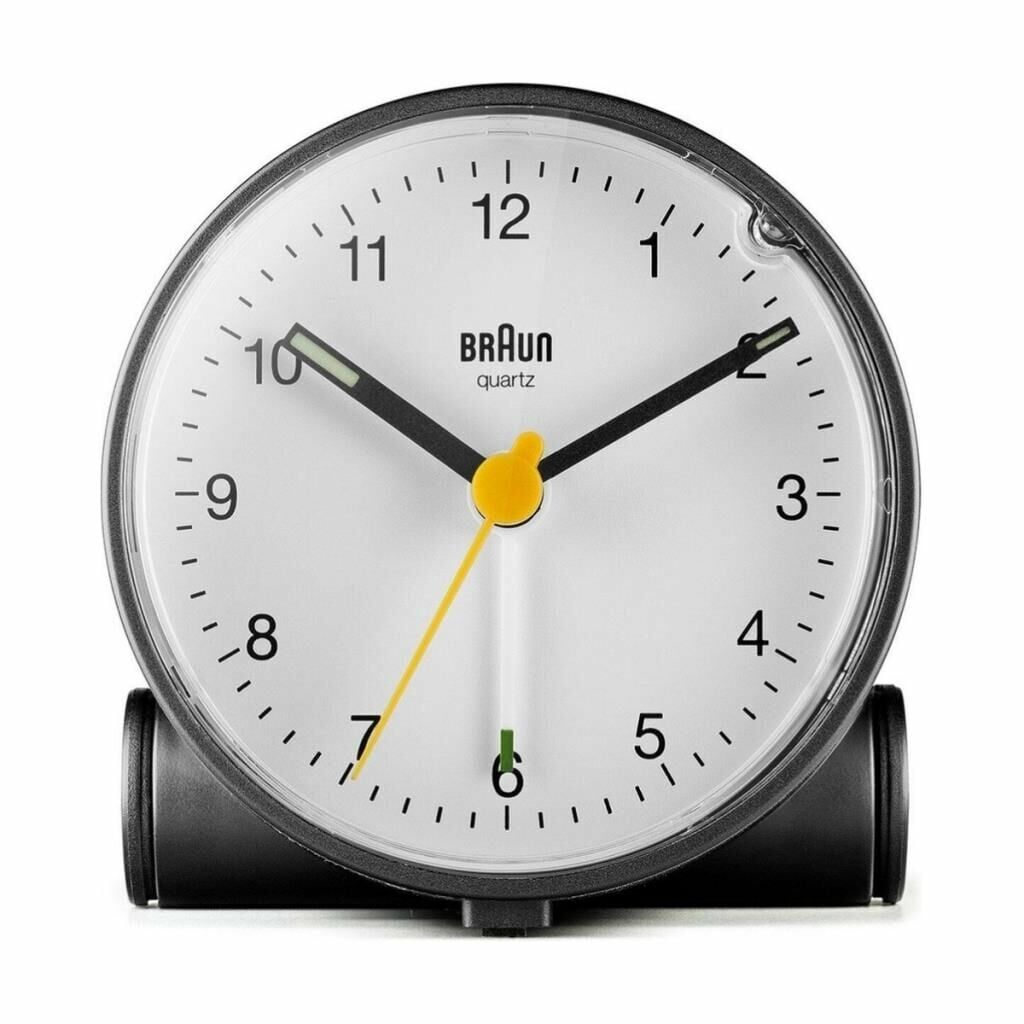 Braun BC01W Beyaz Klasik Analog Alarmlı Masa Saati