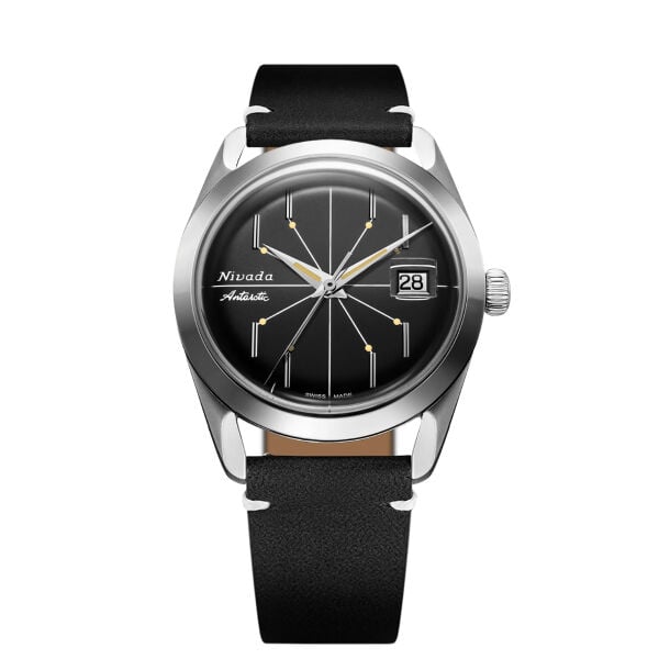 Nivada Grenchen Antartic Spider Black 32072A15 Kol Saati