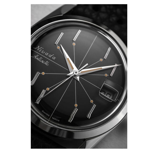 Nivada Grenchen Antartic Spider Black 32072A04 Kol Saati