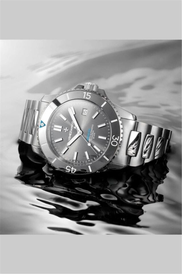 Venezianico Kurmalı Otomatik Erkek Kol Saati - 4521502C Nereide Tungsteno