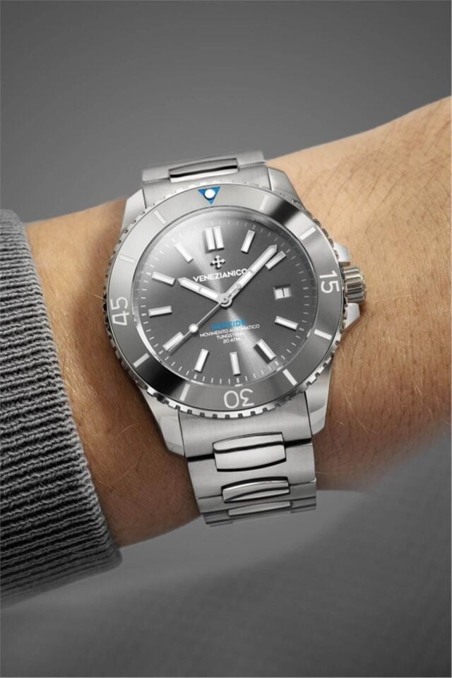 Venezianico Kurmalı Otomatik Erkek Kol Saati - 4521502C Nereide Tungsteno