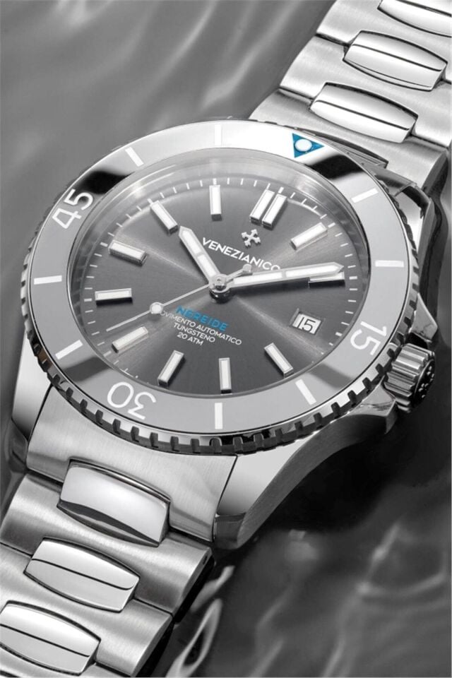 Venezianico Kurmalı Otomatik Erkek Kol Saati - 4521502C Nereide Tungsteno