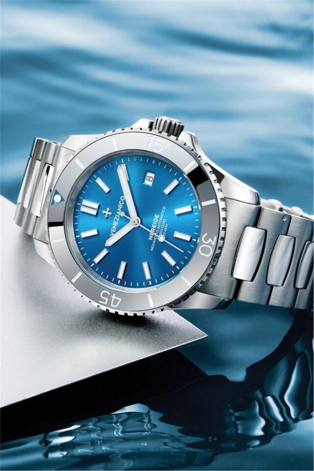 Venezianico Kurmalı Otomatik Erkek Kol Saati - 4521501C Nereide Tungsteno