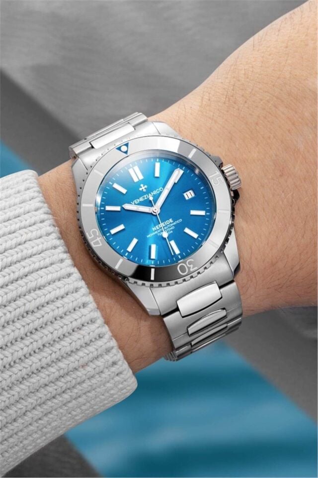 Venezianico Kurmalı Otomatik Erkek Kol Saati - 4521501C Nereide Tungsteno