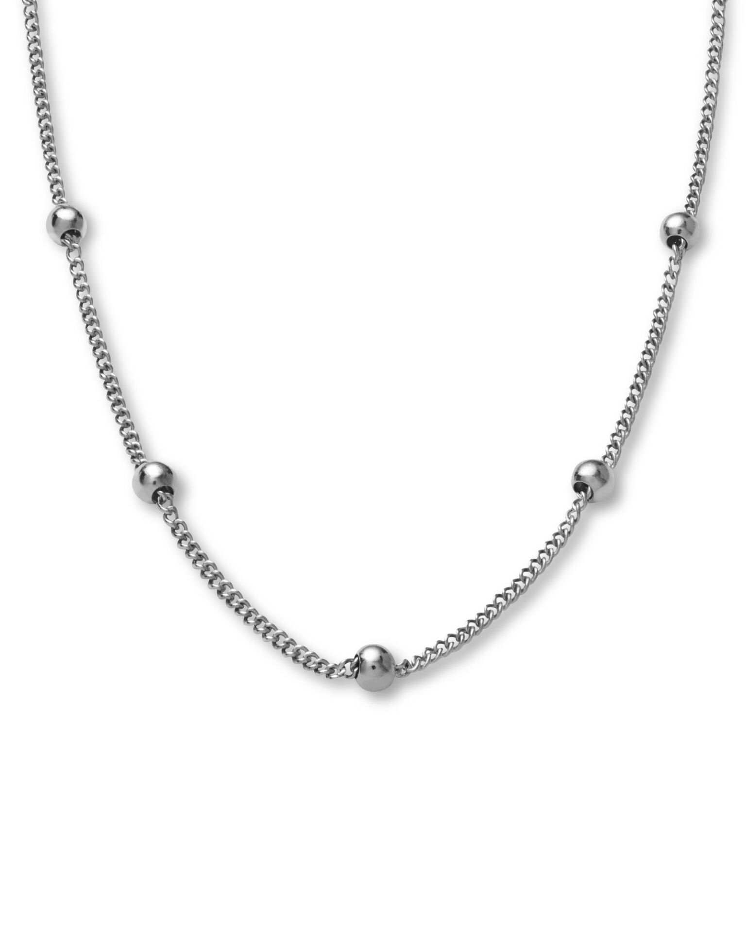 ROSEFIELD JDCHS.J059 Noktalı Gümüş Renkli Çelik Kolye