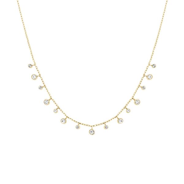 ROSEFIELD JNDCG-J1017 Dangling Crystal Çelik Kolye