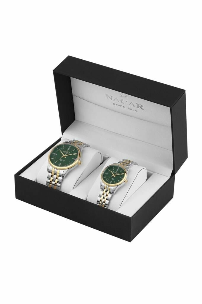 NACAR 41MM - 31,50 MM.ÇELİK.UNISEX.QUARTZ.MİNERAL.5ATM ÇİFT SAATİ