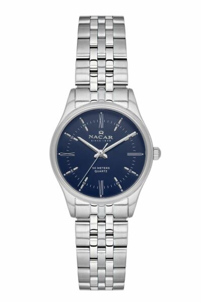 NACAR 41MM - 31,50 MM.ÇELİK.UNISEX.QUARTZ.MİNERAL.5ATM ÇİFT SAATİ