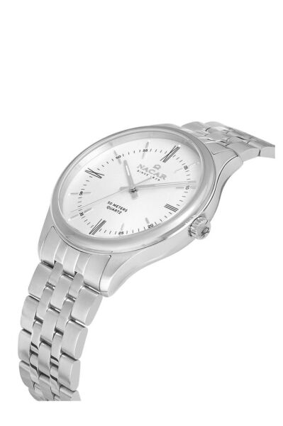 NACAR 41MM - 31,50 MM.ÇELİK.UNISEX.QUARTZ.MİNERAL.5ATM ÇİFT SAATİ