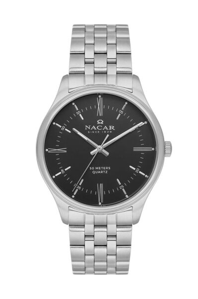 NACAR 41MM - 31,50 MM.ÇELİK.UNISEX.QUARTZ.MİNERAL.5ATM ÇİFT SAATİ