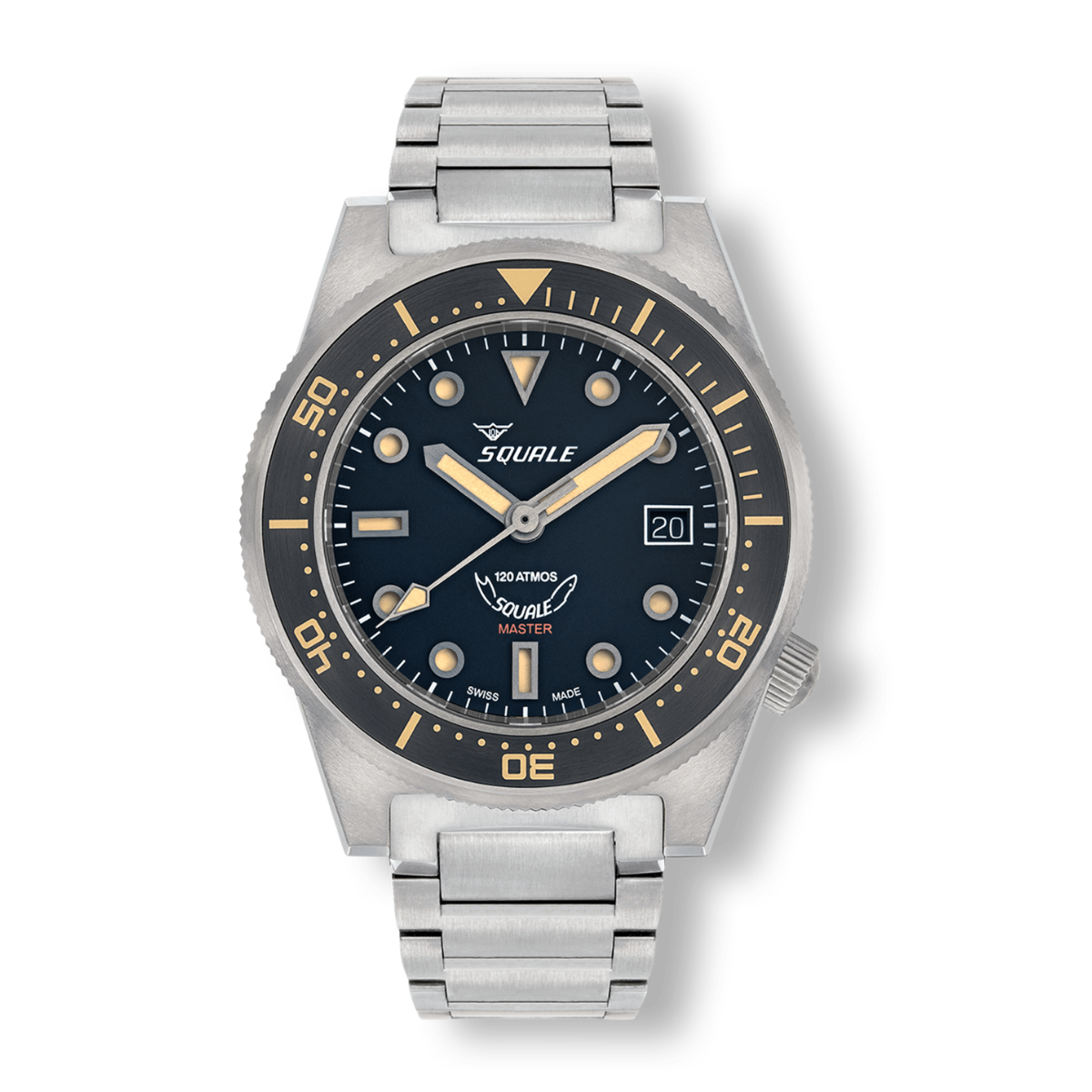 Squale Master Titanium 120 ATM - MASTIBKBK.TI20 Otomatik Erkek Kol Saati