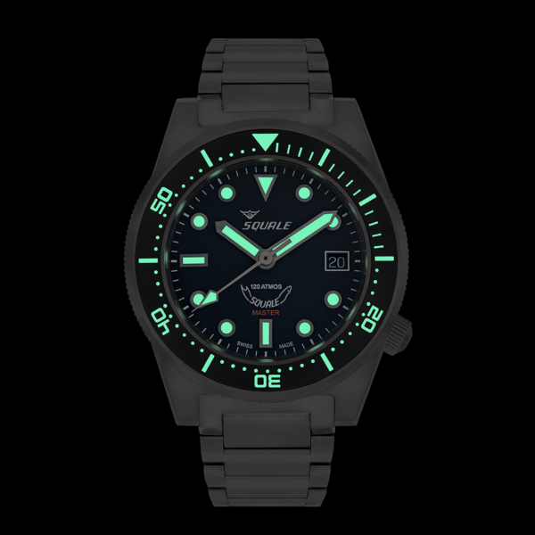 Squale Master Titanium 120 ATM - MASTIBKBK.TI20 Otomatik Erkek Kol Saati