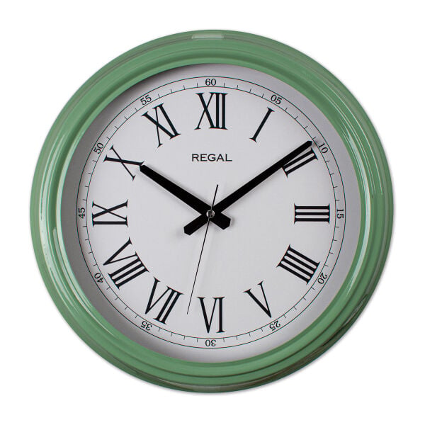 Regal 40 Cm Ahşap Desen  Duvar Saati