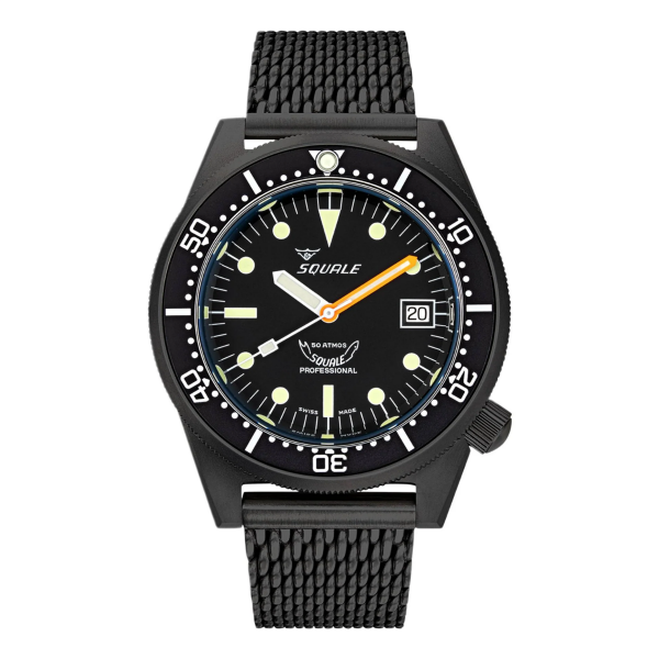 Squale 1521 Siyah 1521DLCBK.MEPVD20 Otomatik Erkek Kol Saati