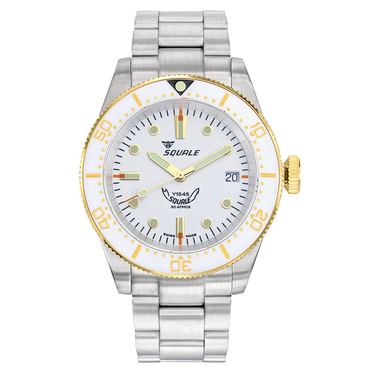 Squale 1545 White 1545WTWT.AC Otomatik Erkek Kol Saati