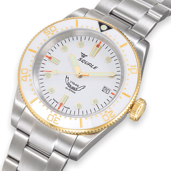 Squale 1545 White 1545WTWT.AC Otomatik Erkek Kol Saati