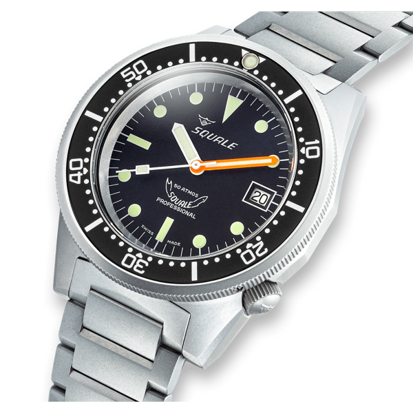 Squale 1521 Siyah 1521BKBL.SQ20S Otomatik Erkek Kol Saati