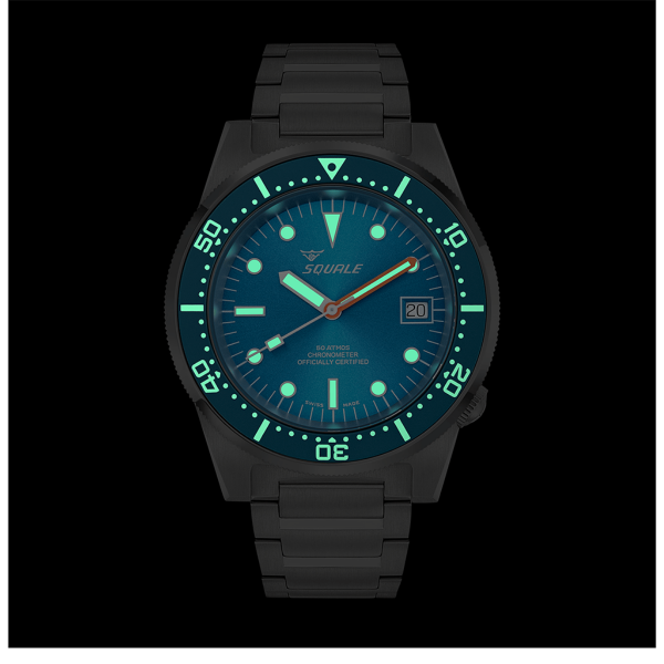 Squale 1521 Ocean Blue 1521OCN.SQ20B Otomatik Erkek Kol Saati
