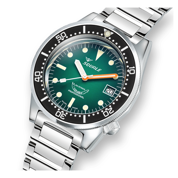 Squale 1521 Green Ray 1521PROFGR.SQ20L Otomatik Erkek Kol Saati