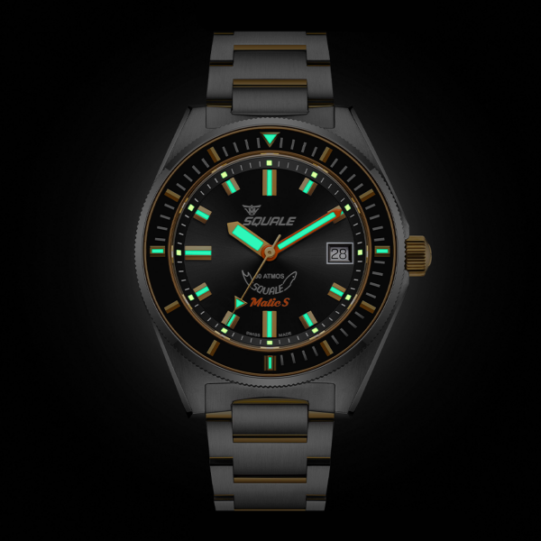 Squale Matic Two-Tone MATICGBKBK.SSBI Otomatik Erkek Kol Saati