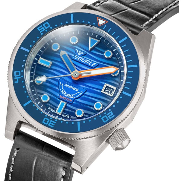 Squale Master Titanium 120 ATM [Grand Bleu] Otomatik Erkek Kol Saati